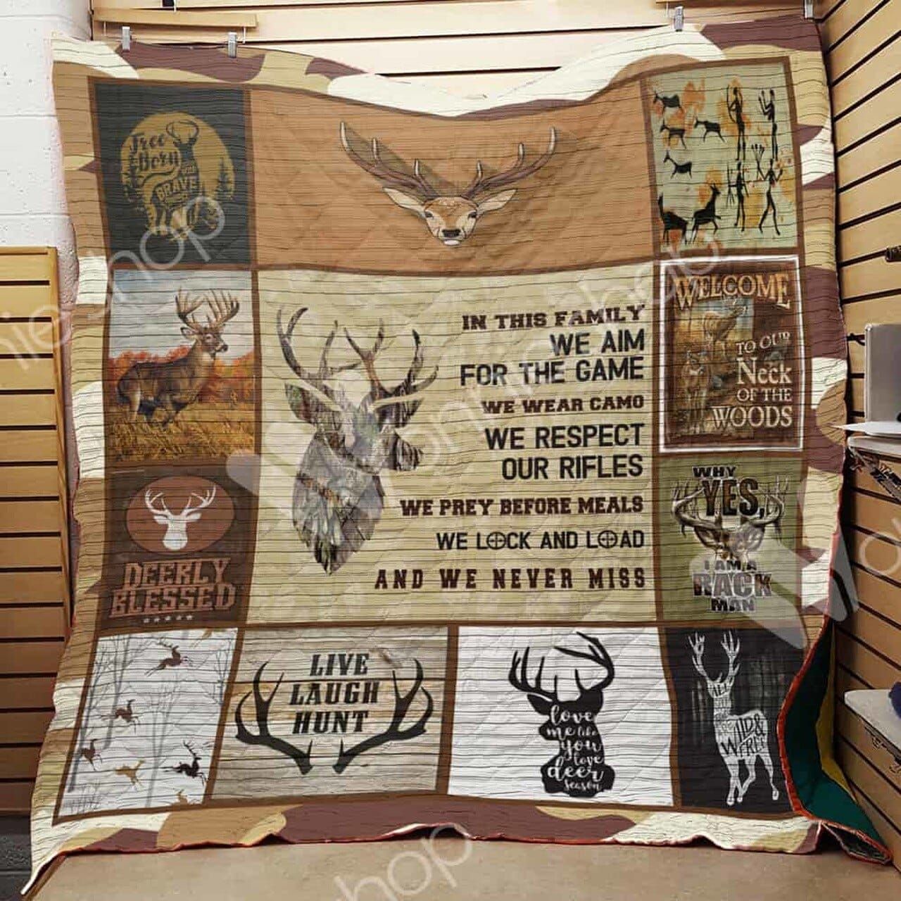 Deer Quilt Blanket DHC1312226VT