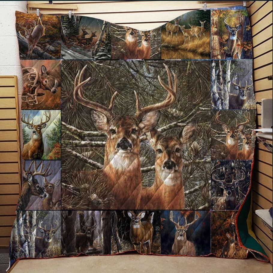 Deer Quilt Blanket DHC13123052VT