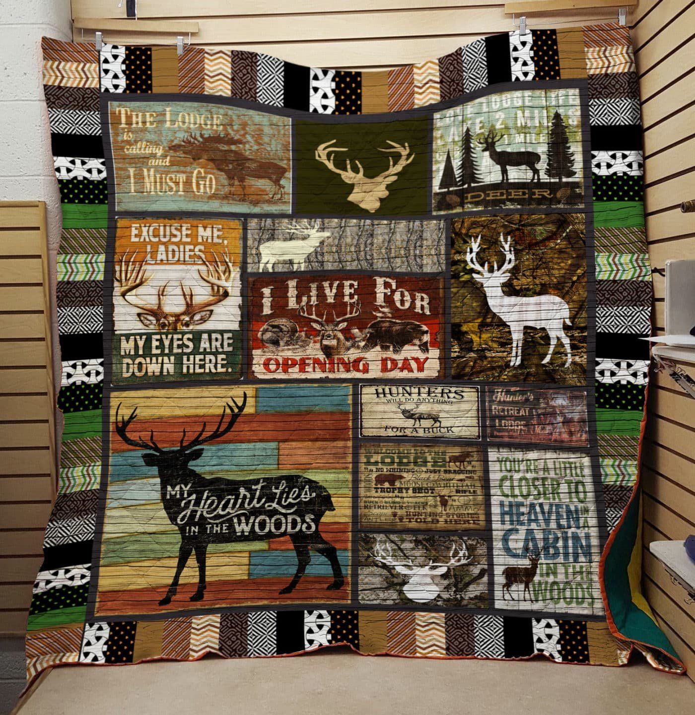 Deer Quilt Blanket DHC13123053VT