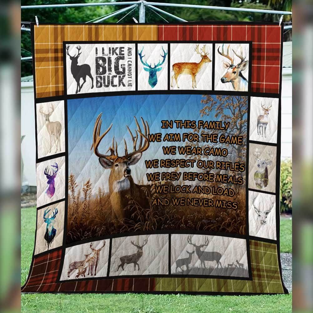 Deer Quilt Blanket DHC13124139VT