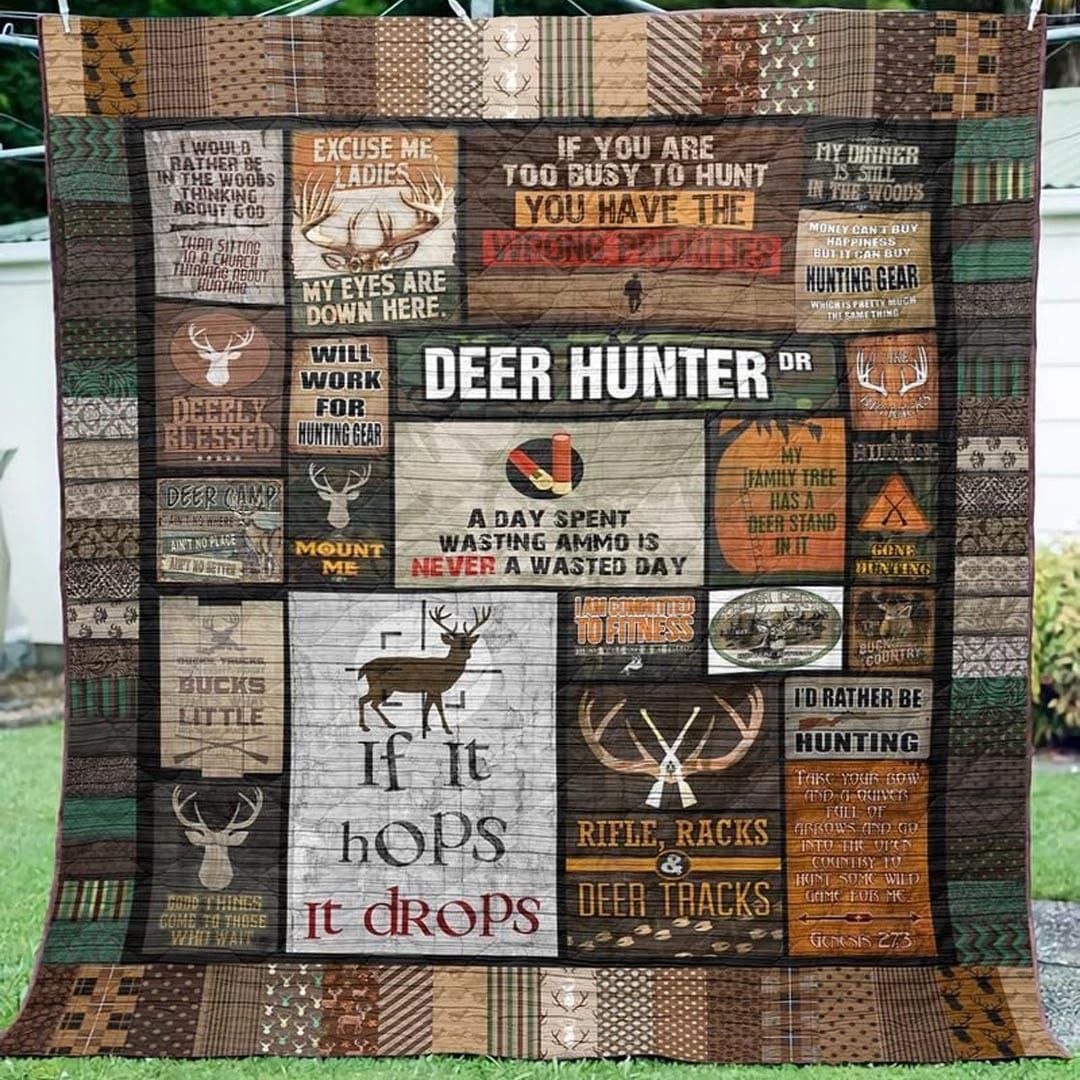 Deer Quilt Blanket DHC131258VT