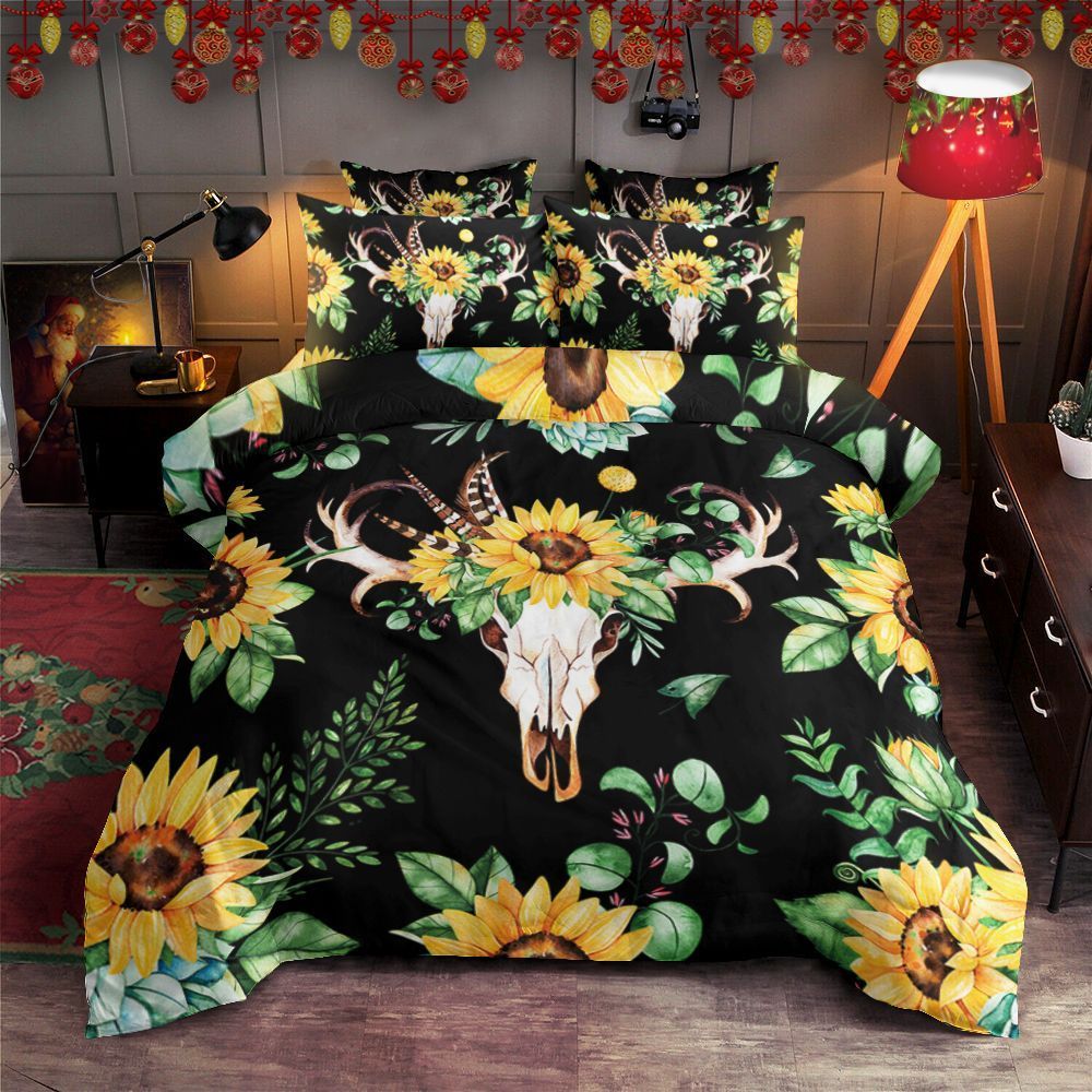 Deer Skull Bedding Set
