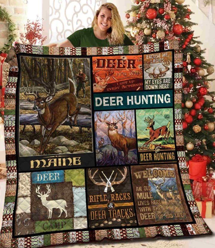 Deer The Hunting Time Quilt Blanket Dhc04011631Dd