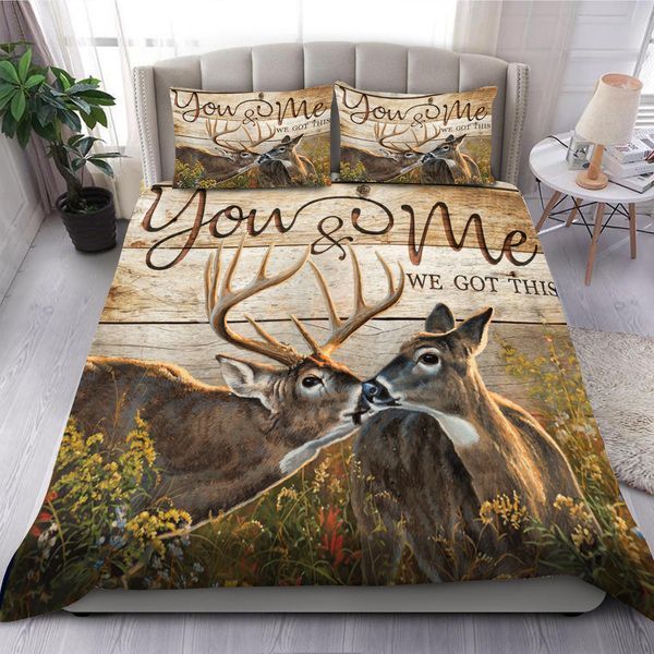 Deer You And Me Bedding Set
