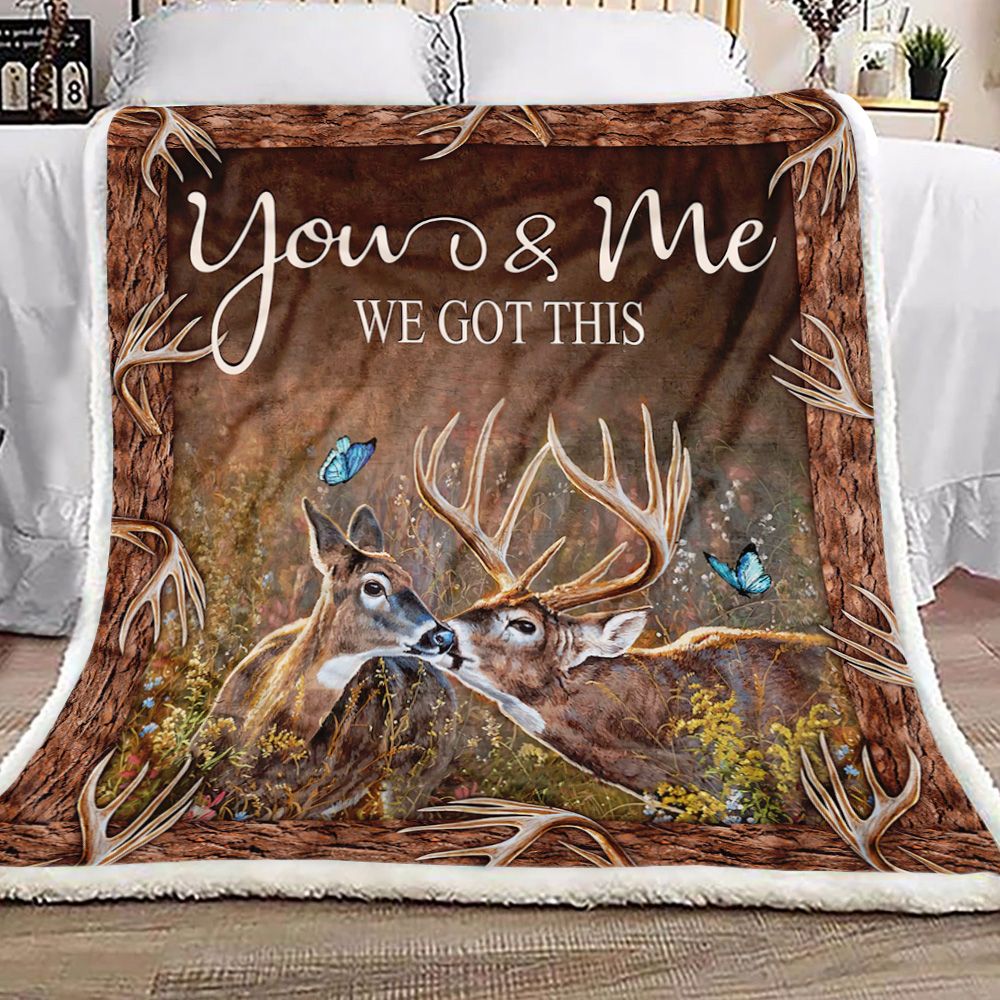 Deer You Got Me This Fleece Blanket