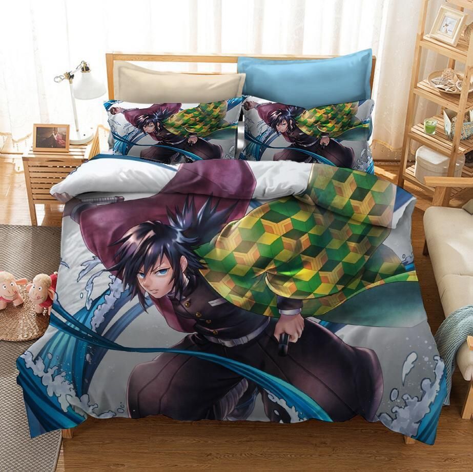 Demon Slayer Kimetsu No Yaiba Kochou Shinobu Bedding Set