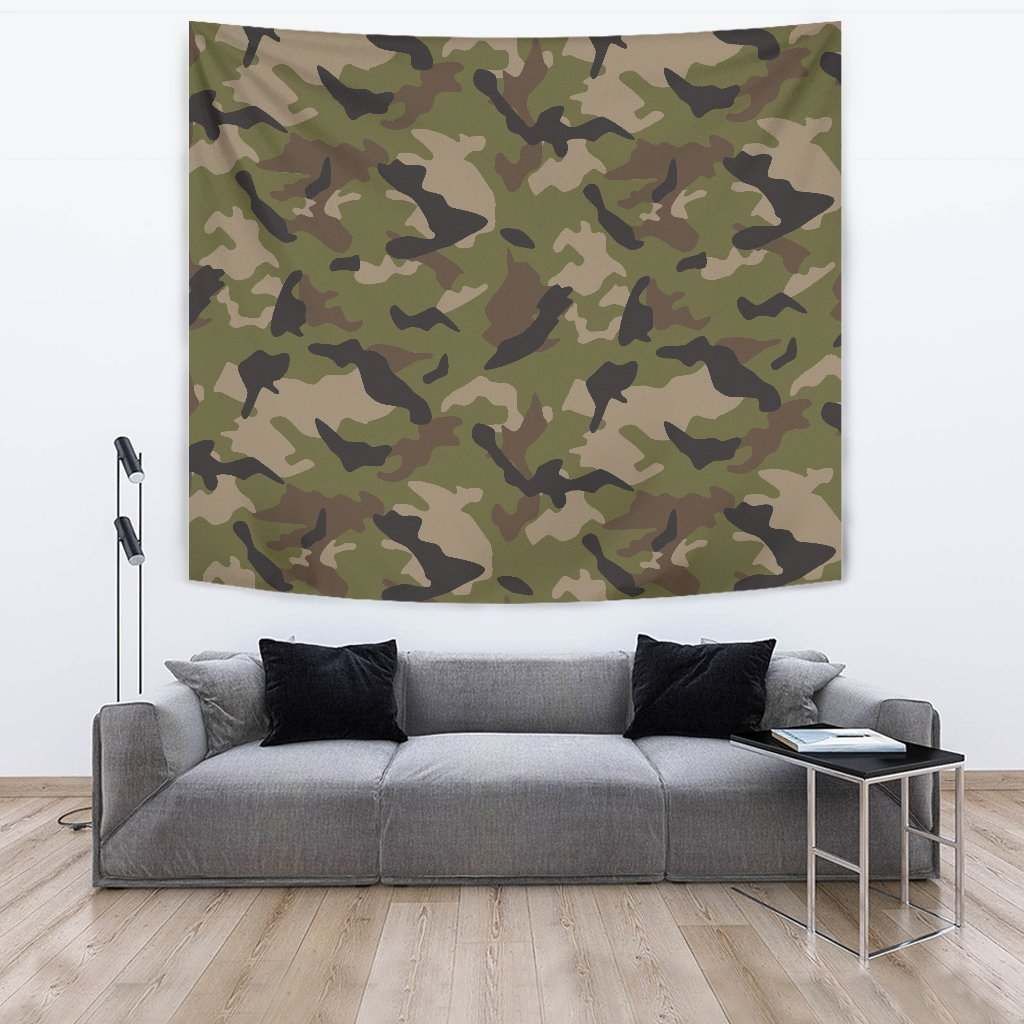 Desert Green Camouflage CL17100075MDT Tapestry