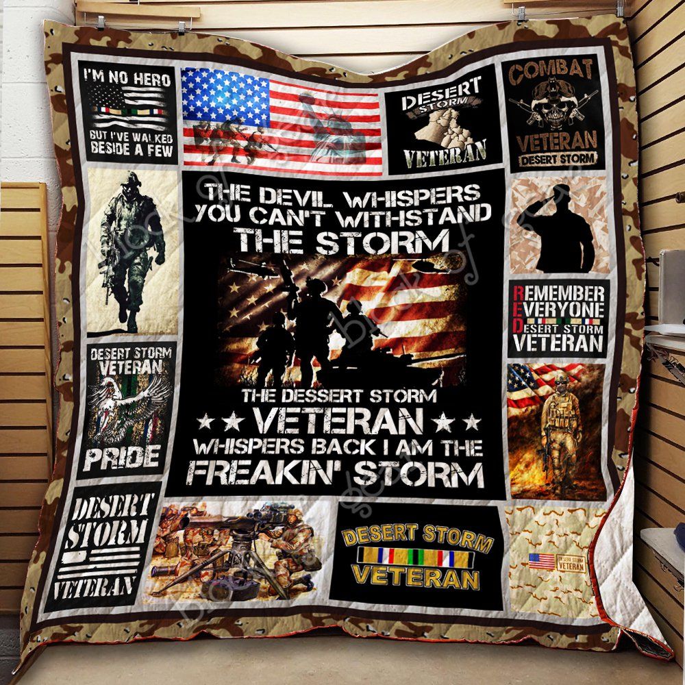Desert Storm Veteran Quilt Thh895 Dhc11121858Dd