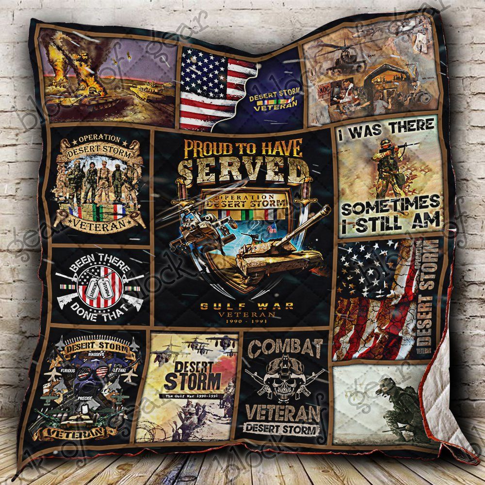 Desert Storm Veterans Quilt P554 Dhc11123402Dd