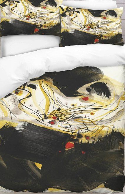 Digital Printed Contemporary Art Painting Bedding Set