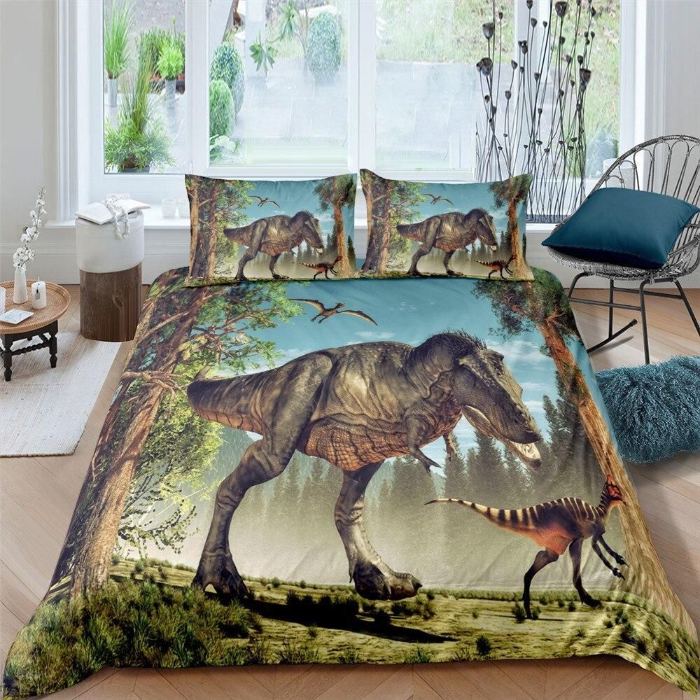 Dino Hunt Giant T Rex Bedding Set