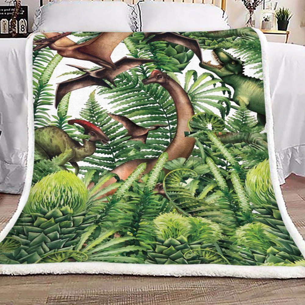 Dinosaur Sherpa Fleece