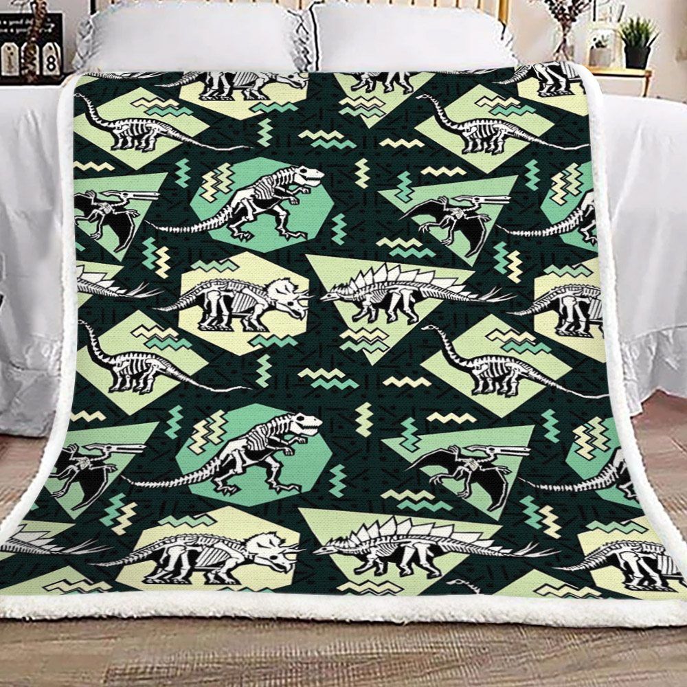 Dinosaur Sherpa Fleece