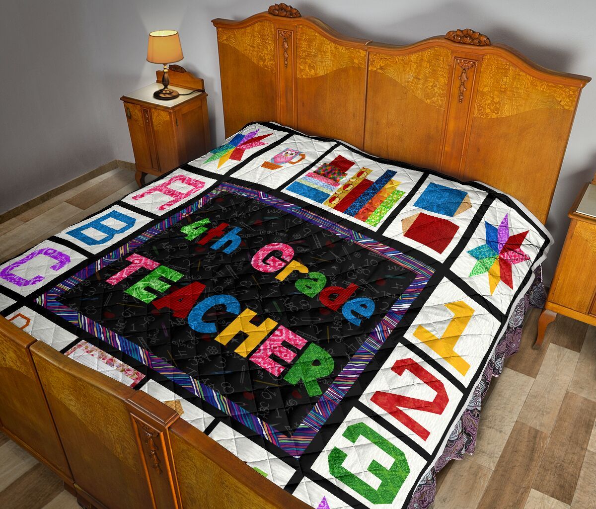 Dinosaur Alphabet Quilt Blanket DHC3112156TD