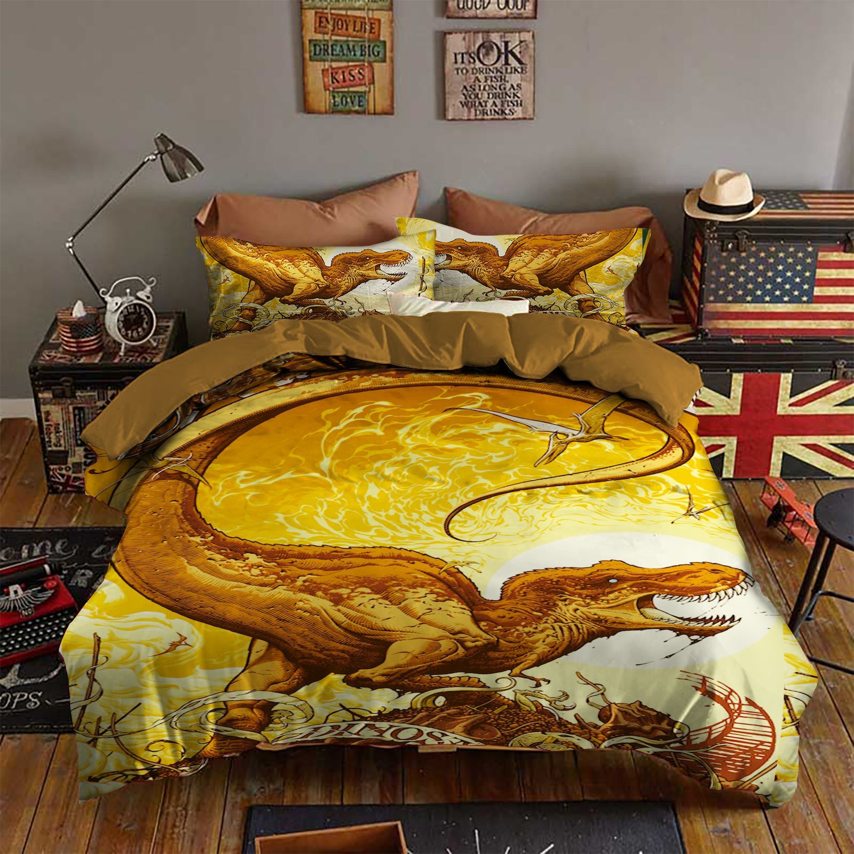 Dinosaur Bedding Set