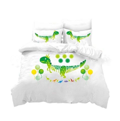 Dinosaur Birthday Bedding Set