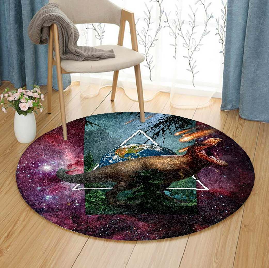 Dinosaur Round Carpet