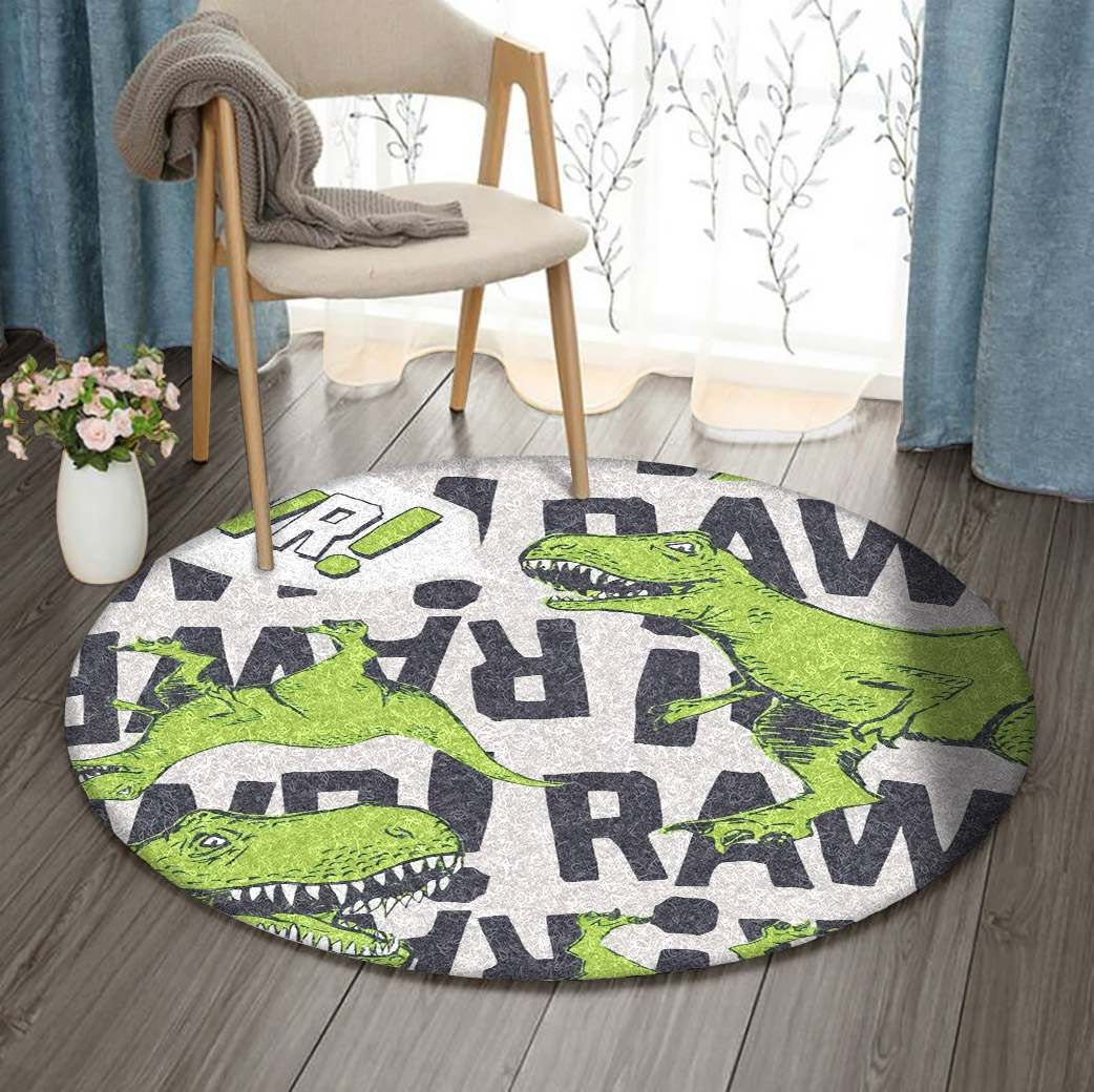 Dinosaur Round Carpet