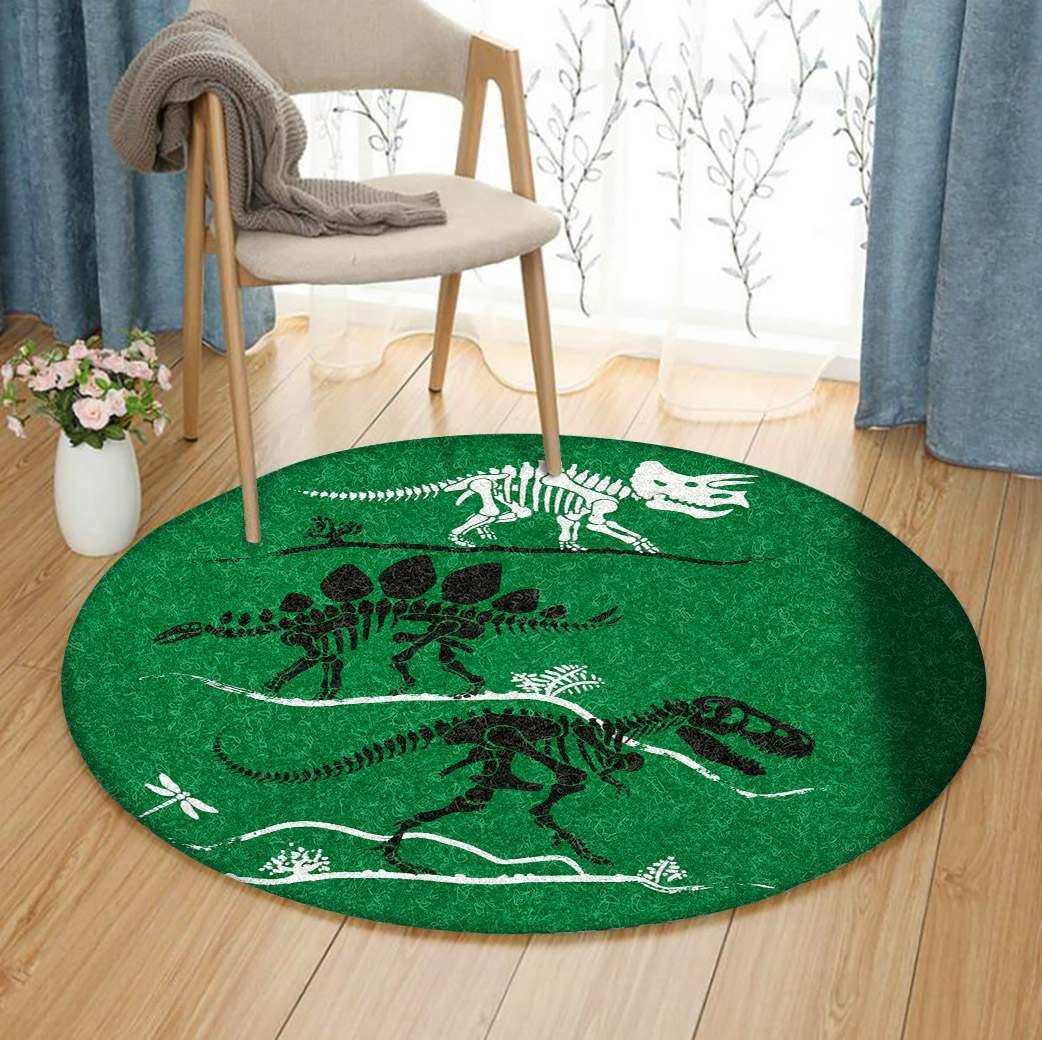 Dinosaur Round Carpet