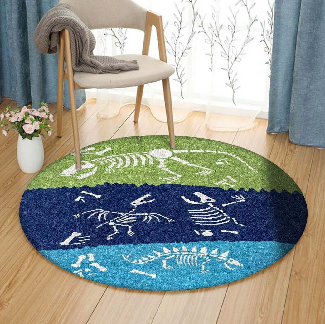 Dinosaur Round Carpet