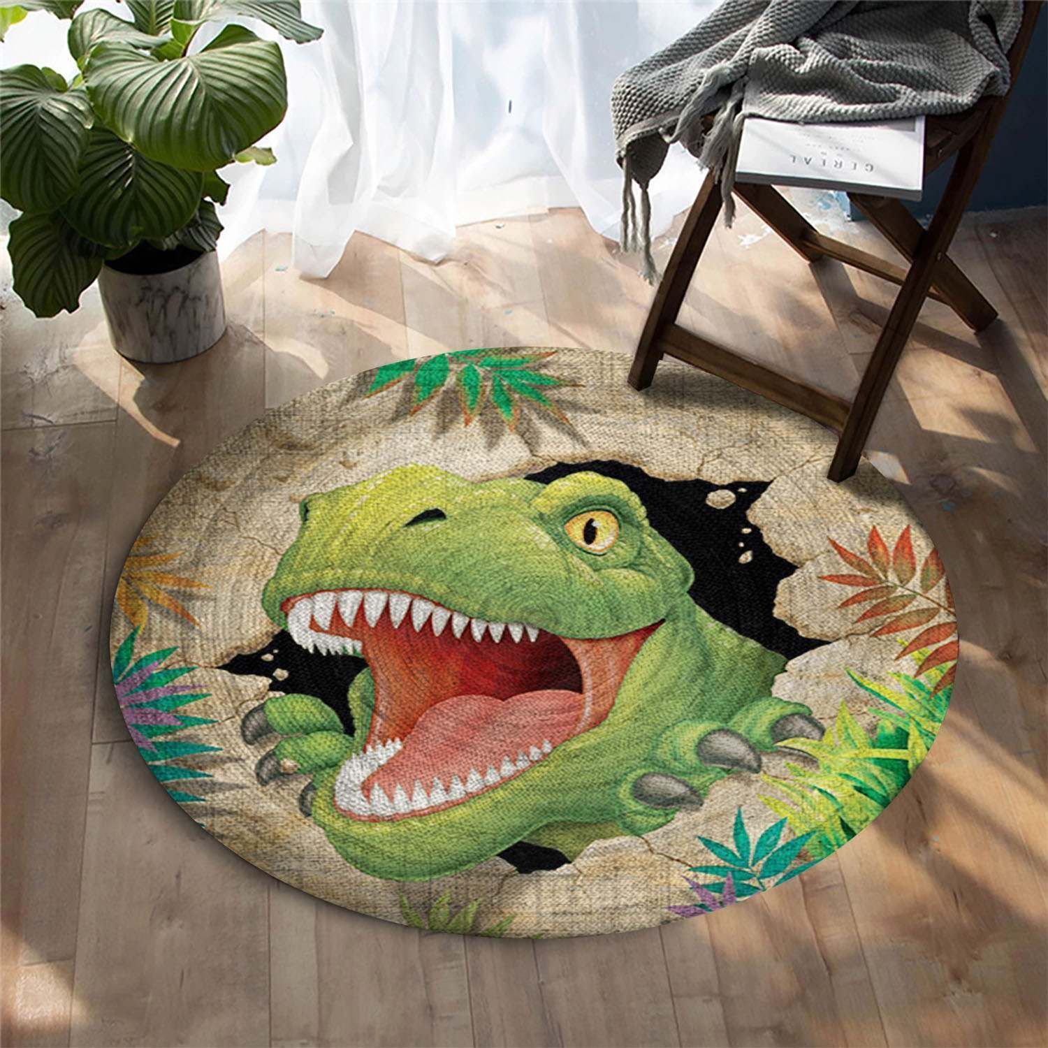 Dinosaur Round Carpet