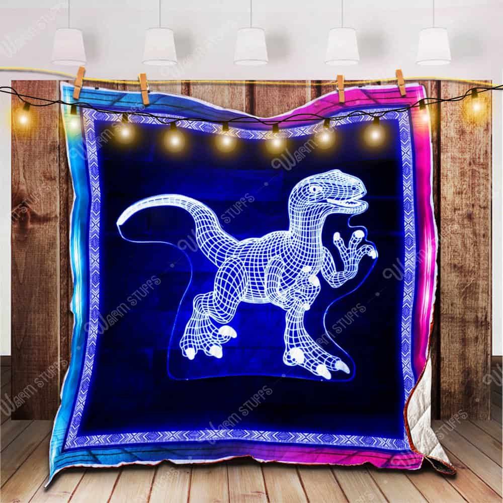 Dinosaur Light Quilt Blanket Kb4 Dhc1312658Dd