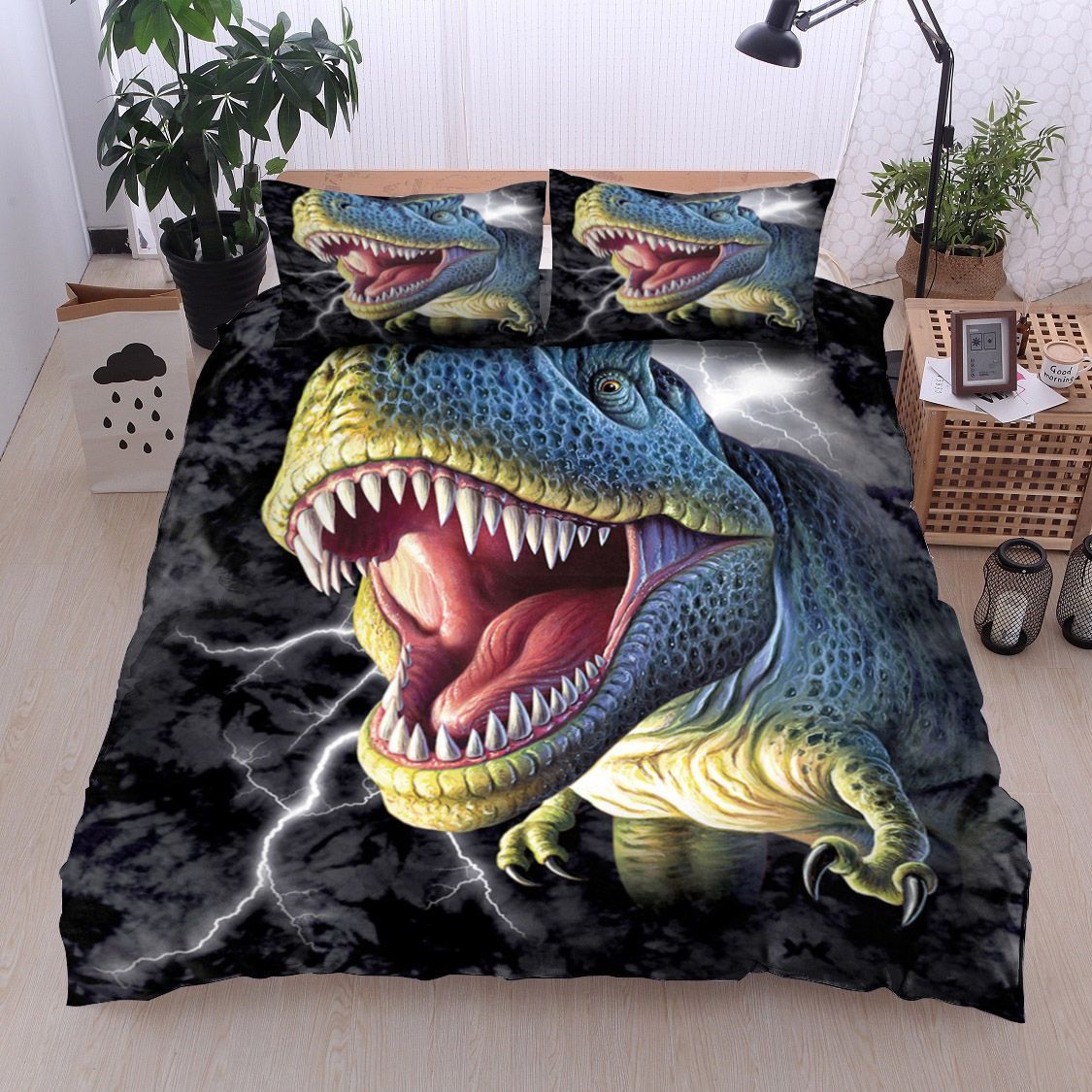 Dinosaur Lightning Rex Bedding Set