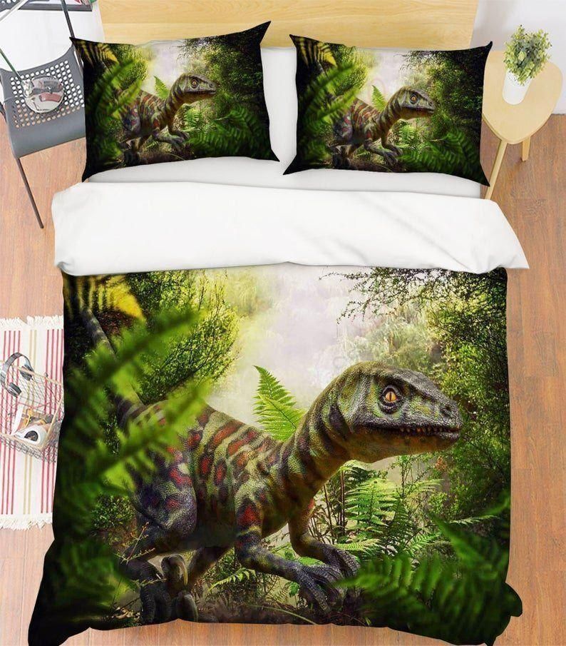 Dinosaur Lost In Imagine Printed Bedding Set