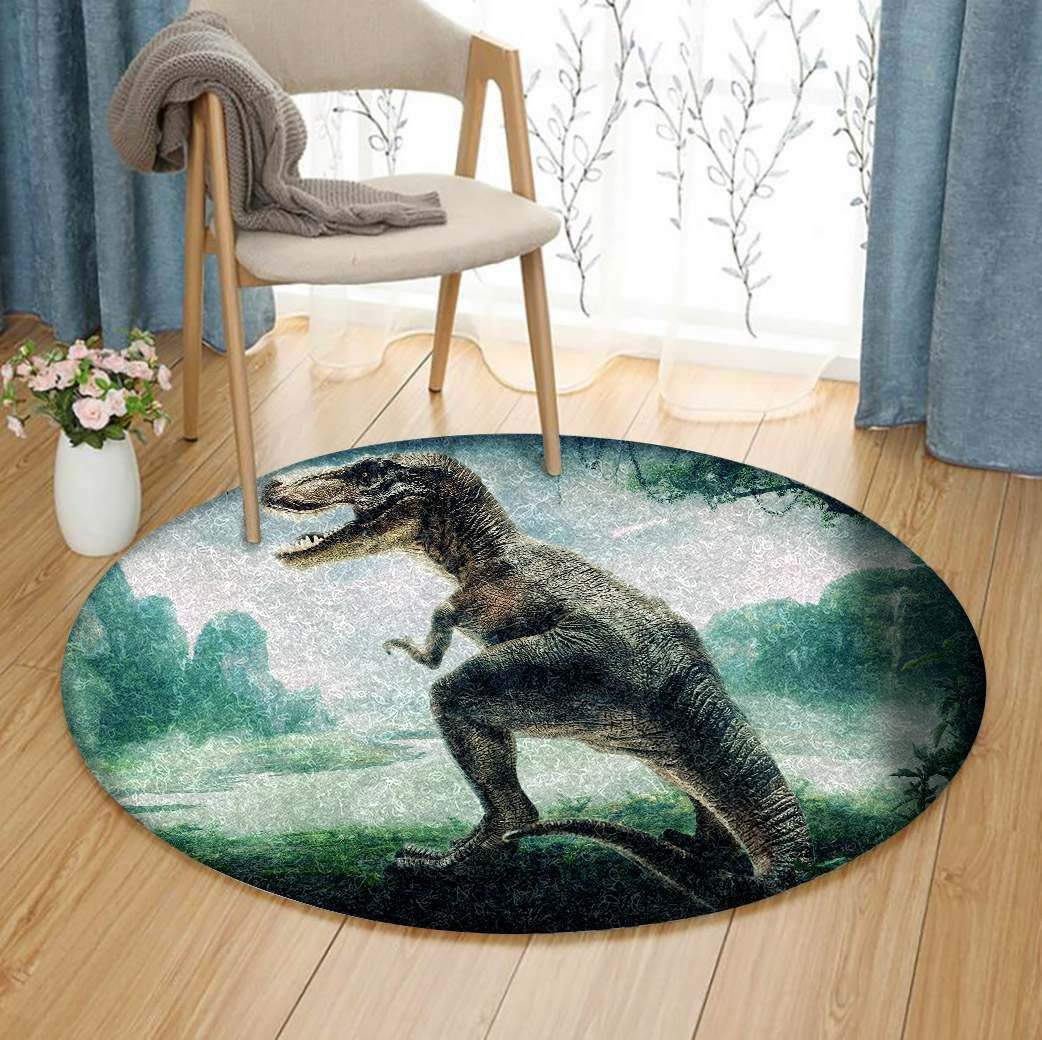 Dinosaur Round Carpet