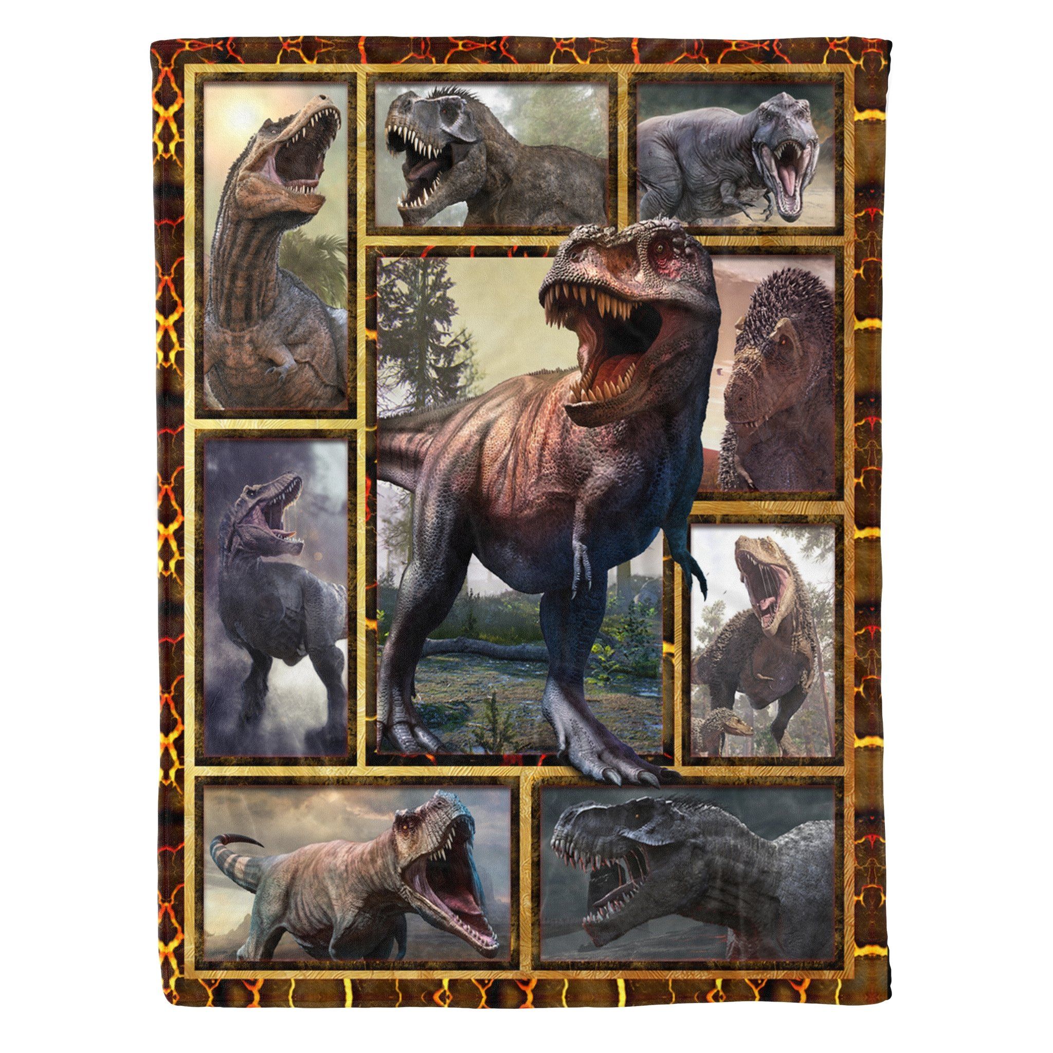 Dinosaur Fleece Blanket