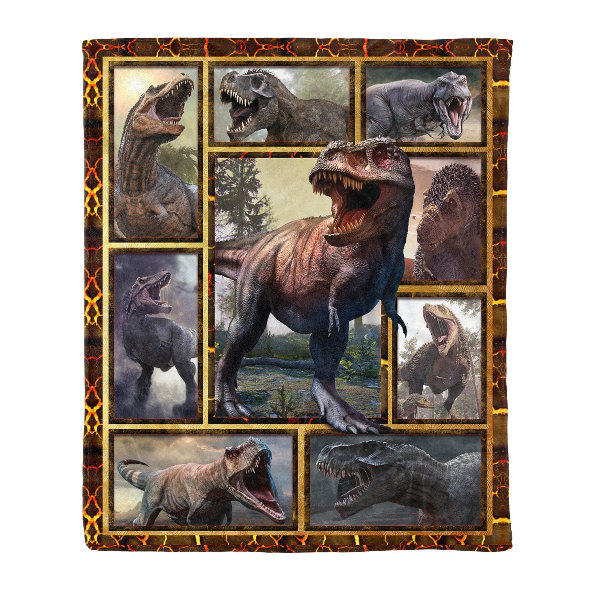 Dinosaur Fleece Blanket