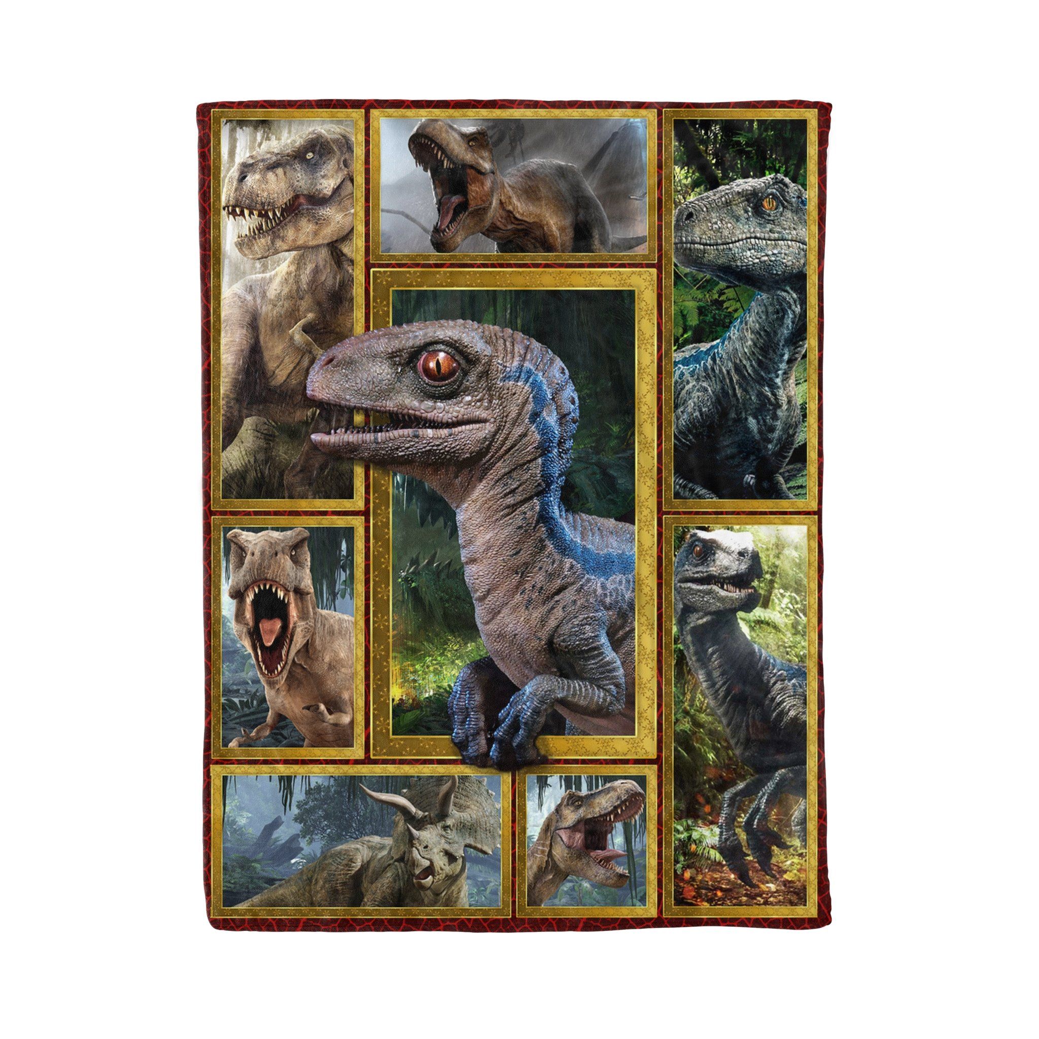 Dinosaur Fleece Blanket