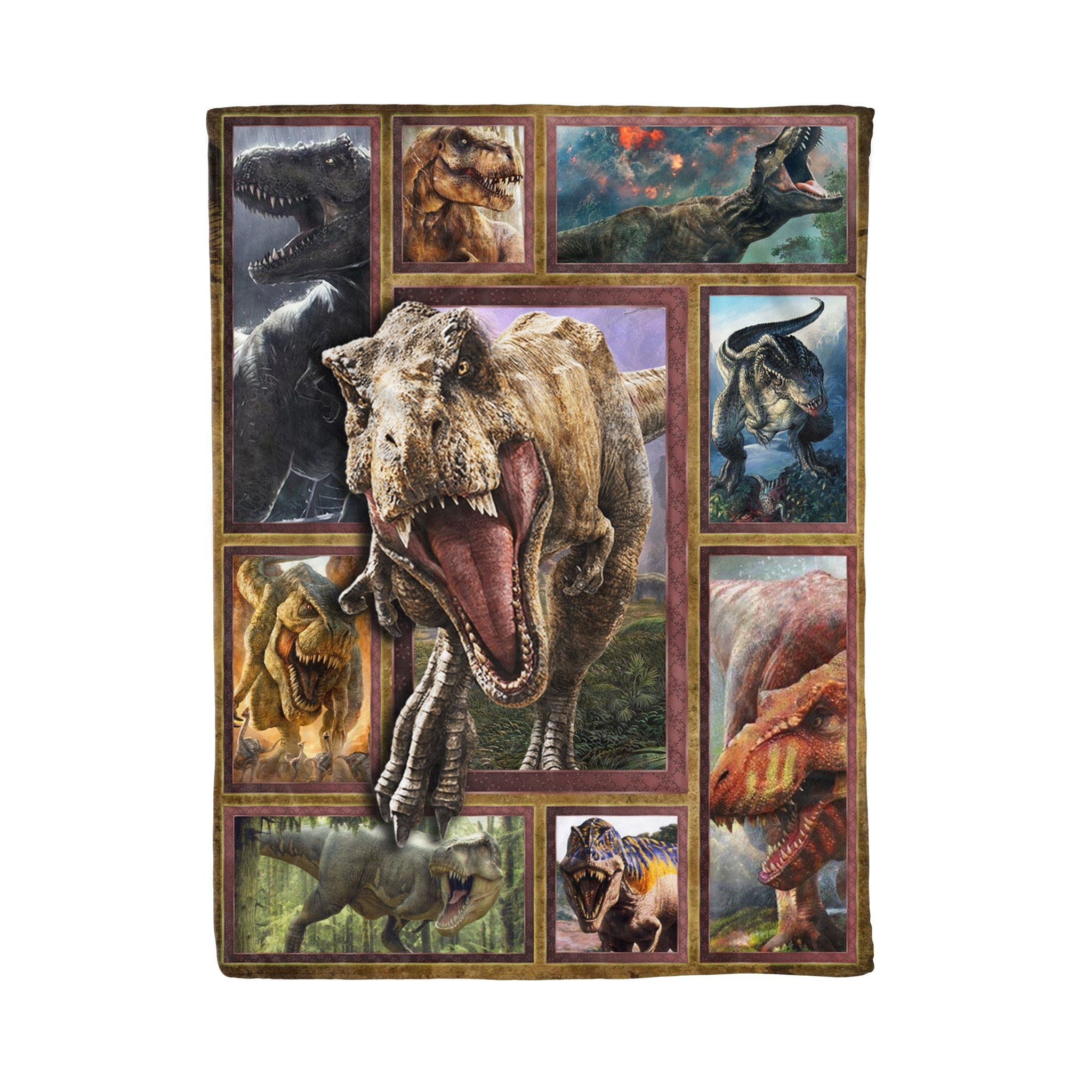Dinosaur Fleece Blanket