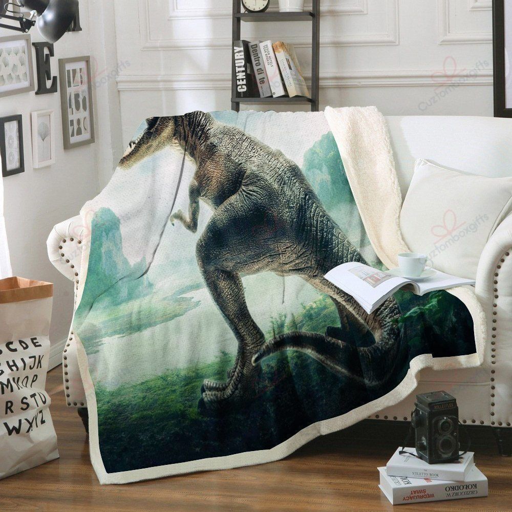 Dinosaur Fleece Blanket