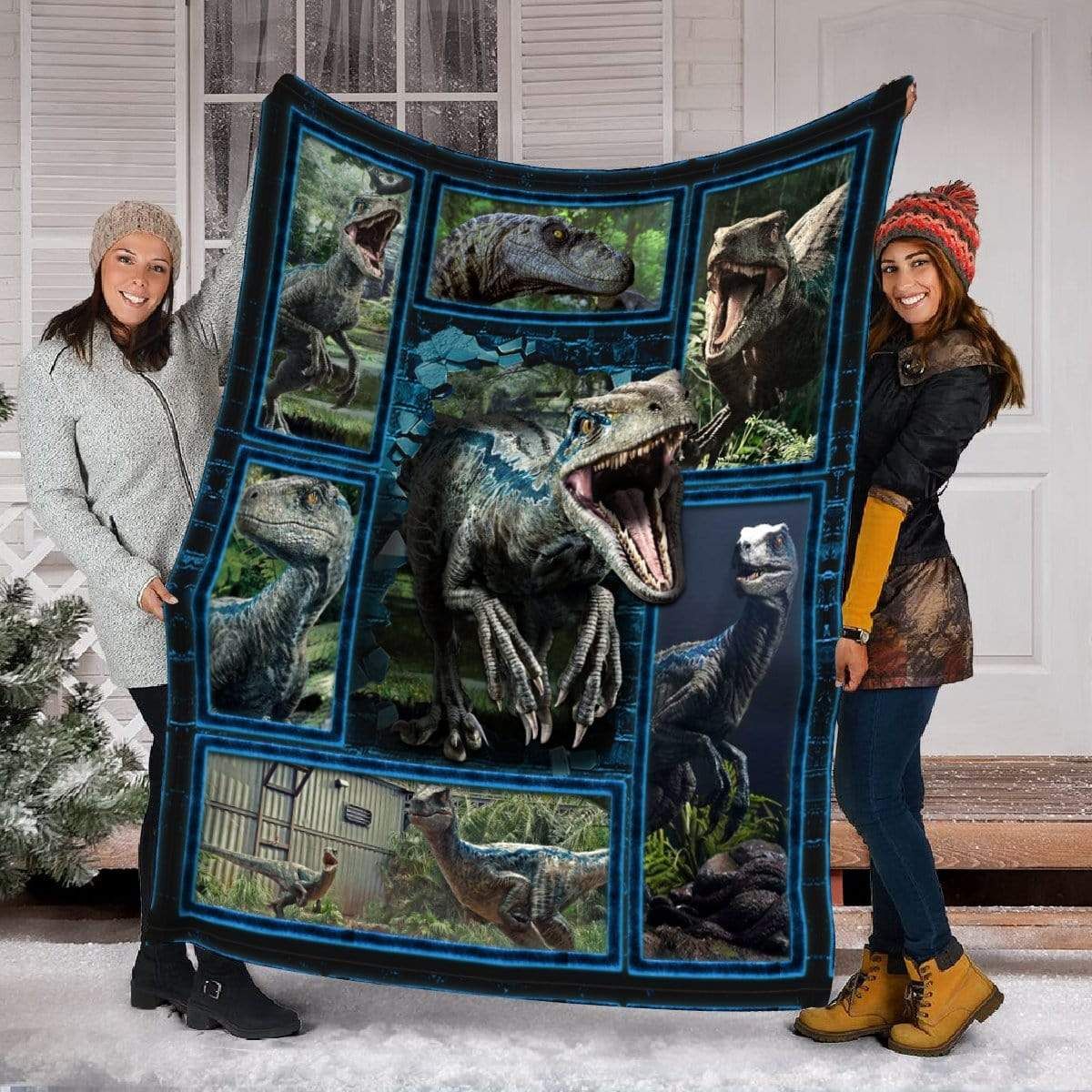 Dinosaur Fleece Blanket