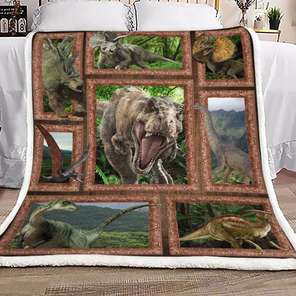 Dinosaur Fleece Blanket