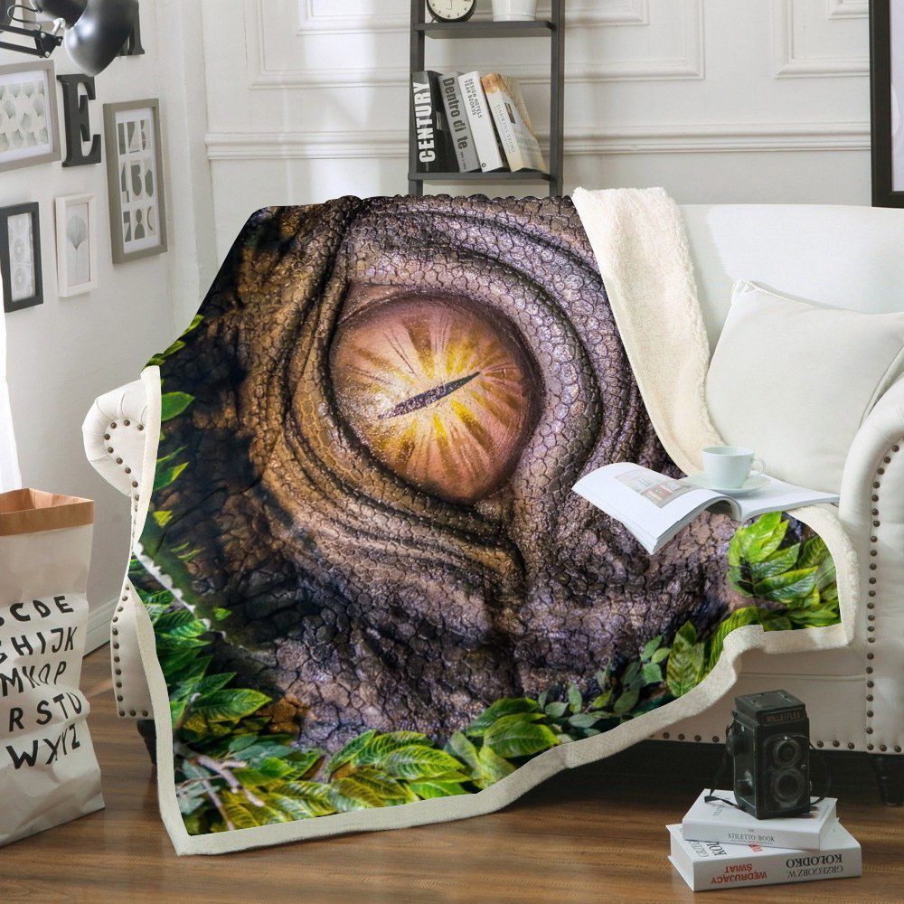 Dinosaur Sherpa Fleece