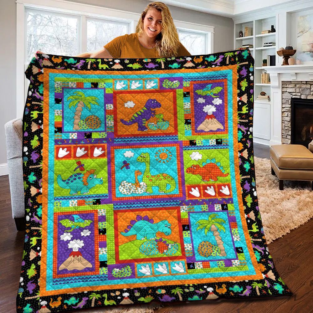 Dinosaur Quilt Blanket BBB060219SM