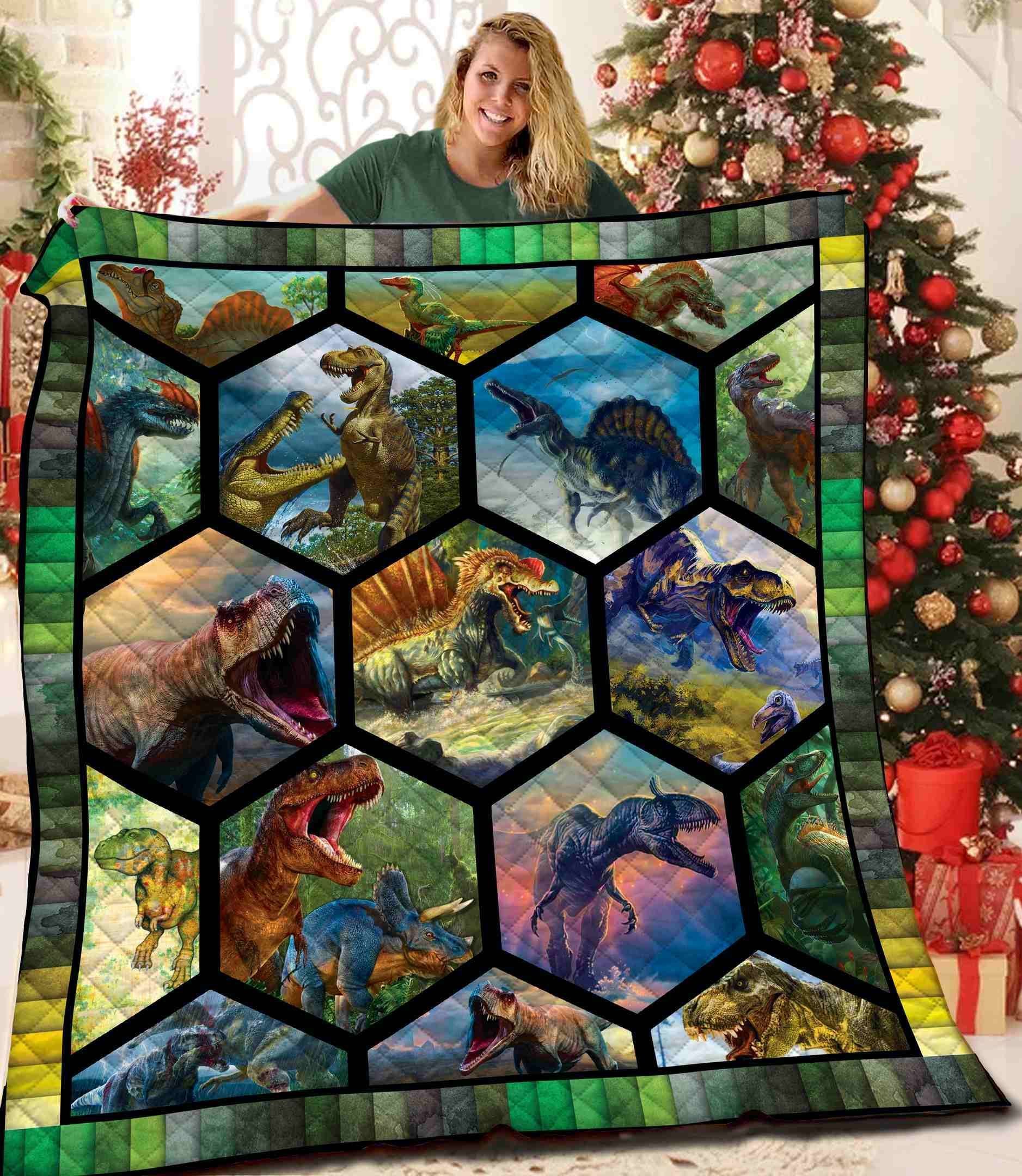 Dinosaur Quilt Blanket BBB081107MH