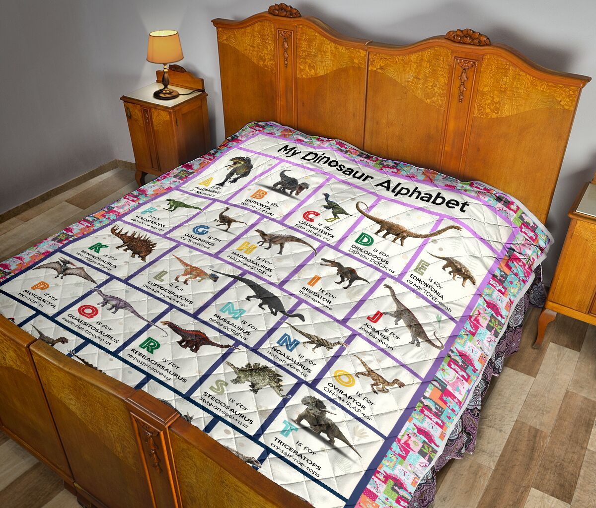 Dinosaur Quilt Blanket DHC0201993DD