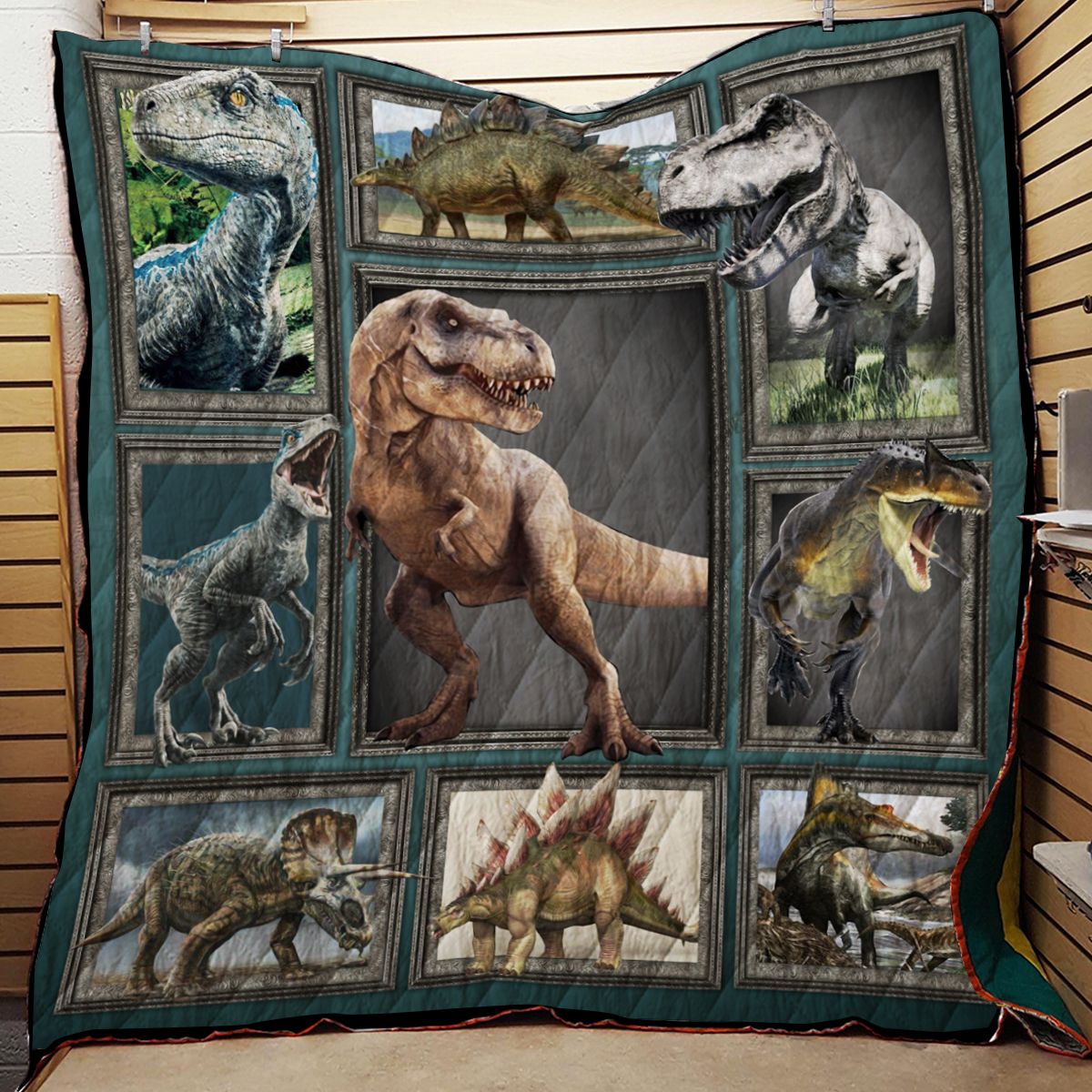 Dinosaur Quilt Blanket DHC071296VT