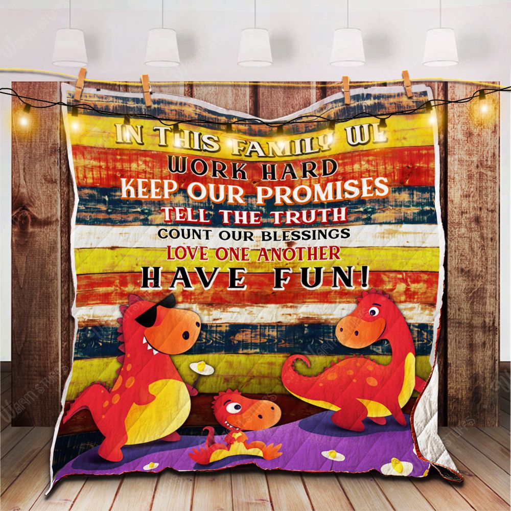 Dinosaur Quilt Blanket Lb254 Dhc1312611Dd