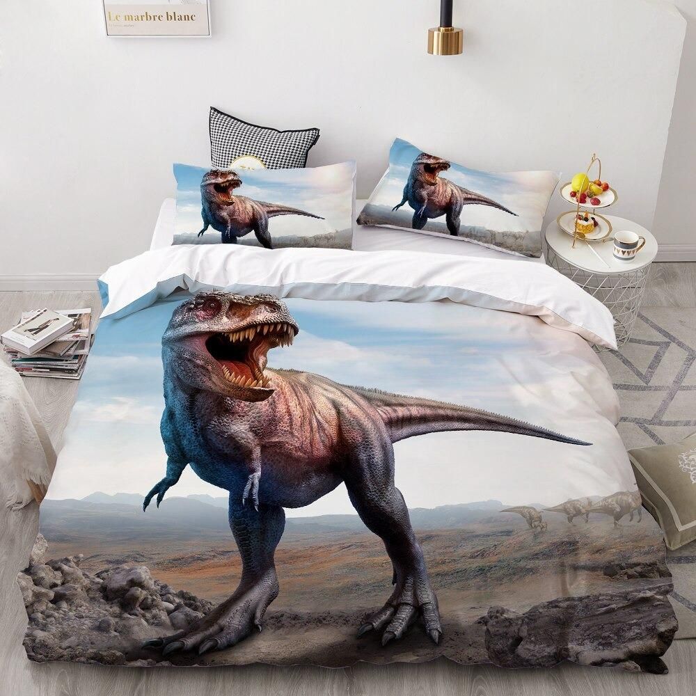 Dinosaur Roaring Hd Bedding Set