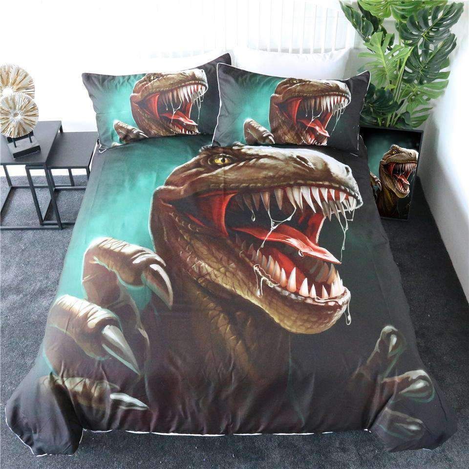 Dinosaur T Rex Attack Bedding Set