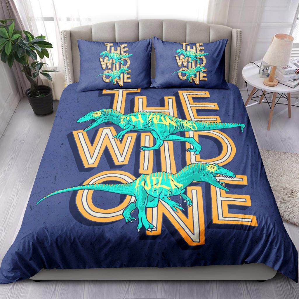 Dinosaur The Wild One Bedding Set