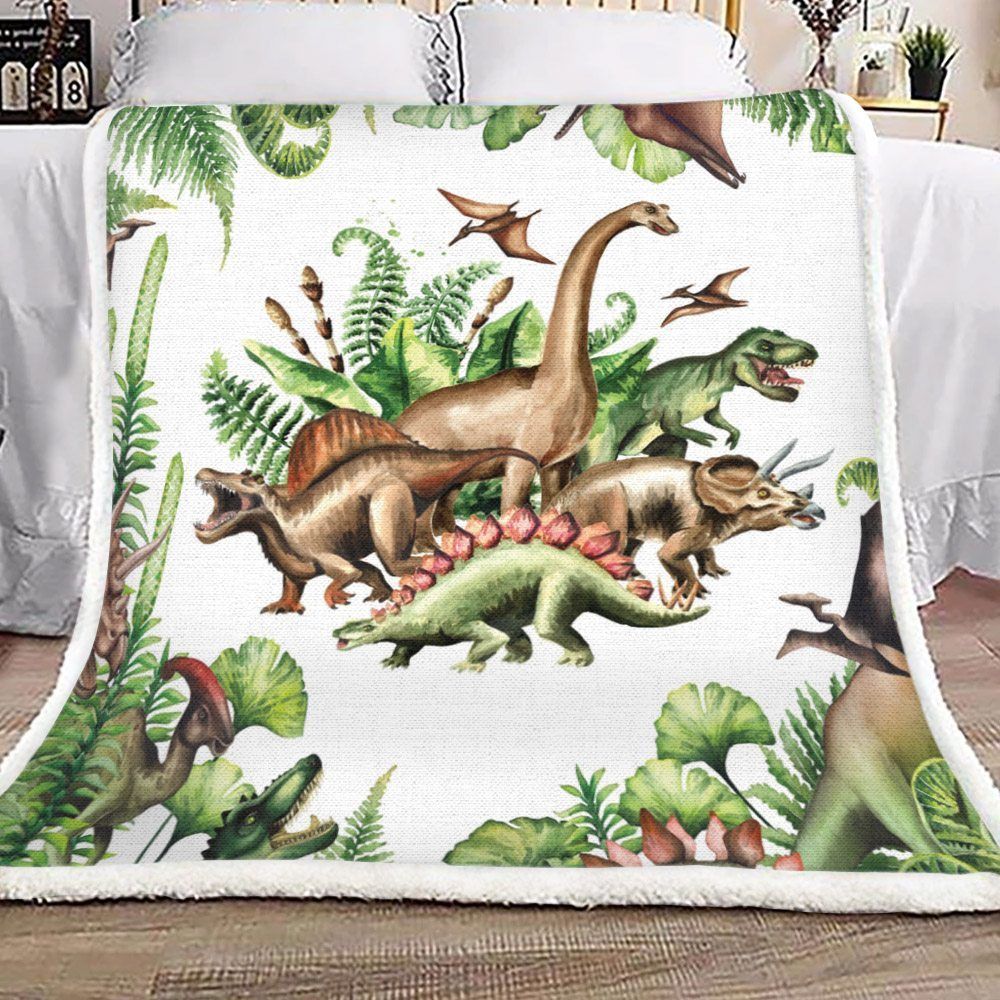 Dinosaur Sherpa Fleece