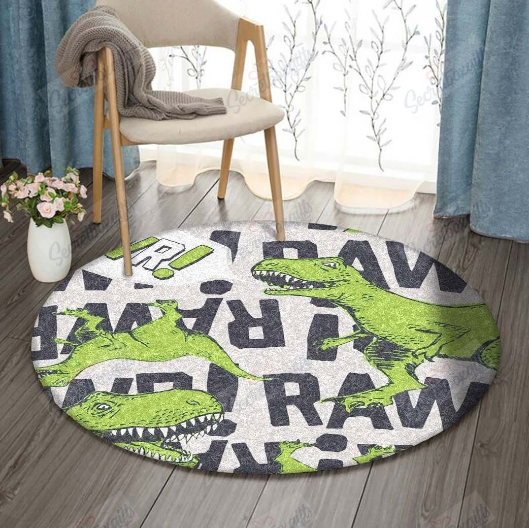 Dinosaur Round Carpet