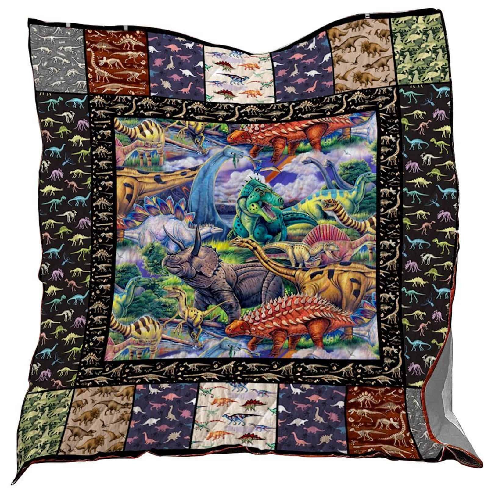 Dinosaur Washable Quilt Blanket 1101 05 K Dhc1312380Dd