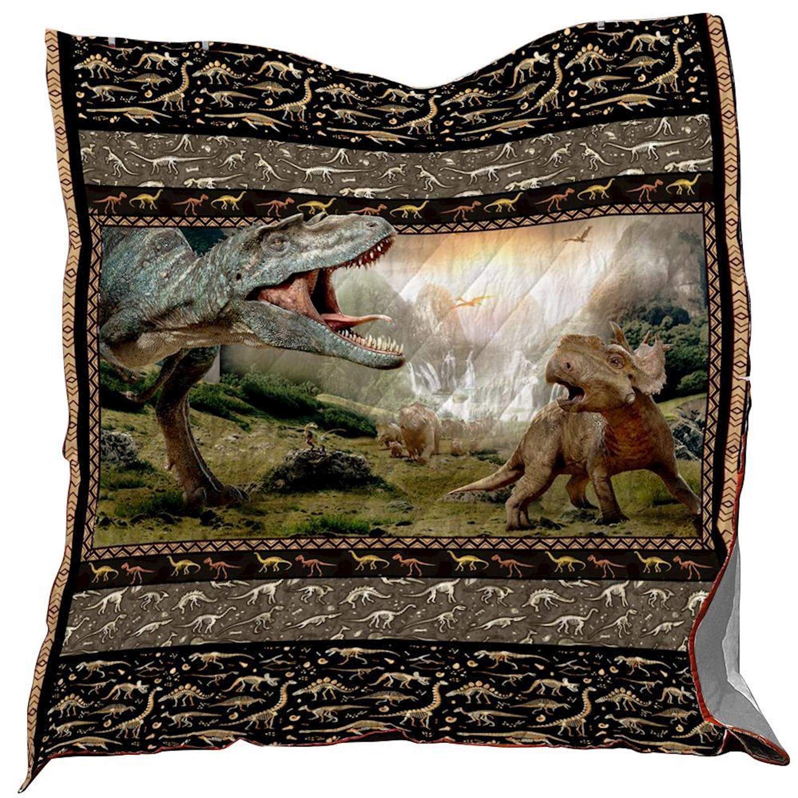 Dinosaur Washable Quilt Blanket 1201 01 Dhc1312379Dd