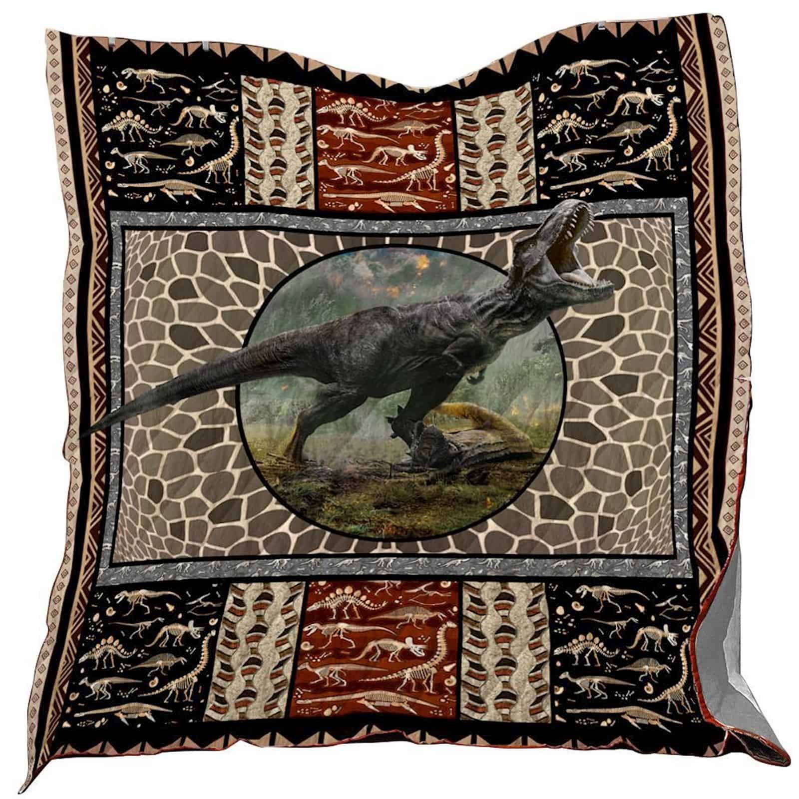 Dinosaur Washable Quilt Blanket 1201 03 Dhc1312377Dd